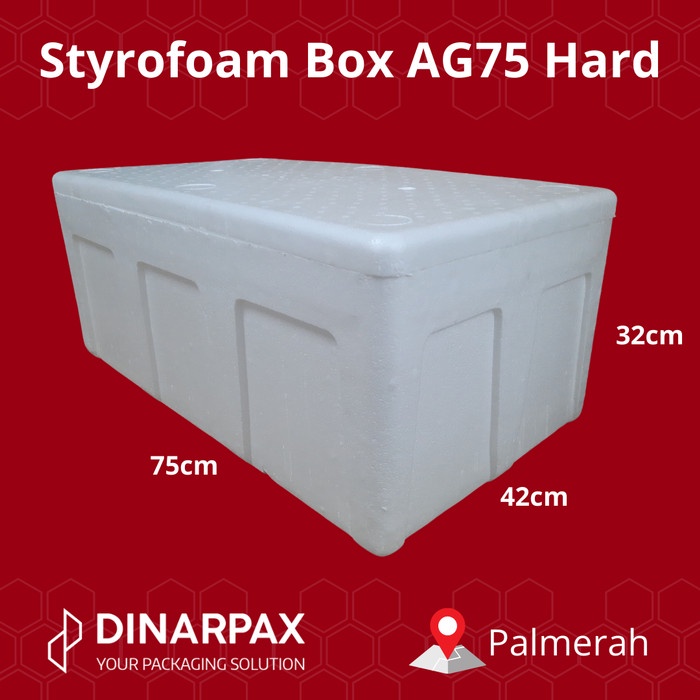 Big STYROFOAM BOX Discount AG 75 AG75 HARD / STYROFOAM DINARBOX / CARGO