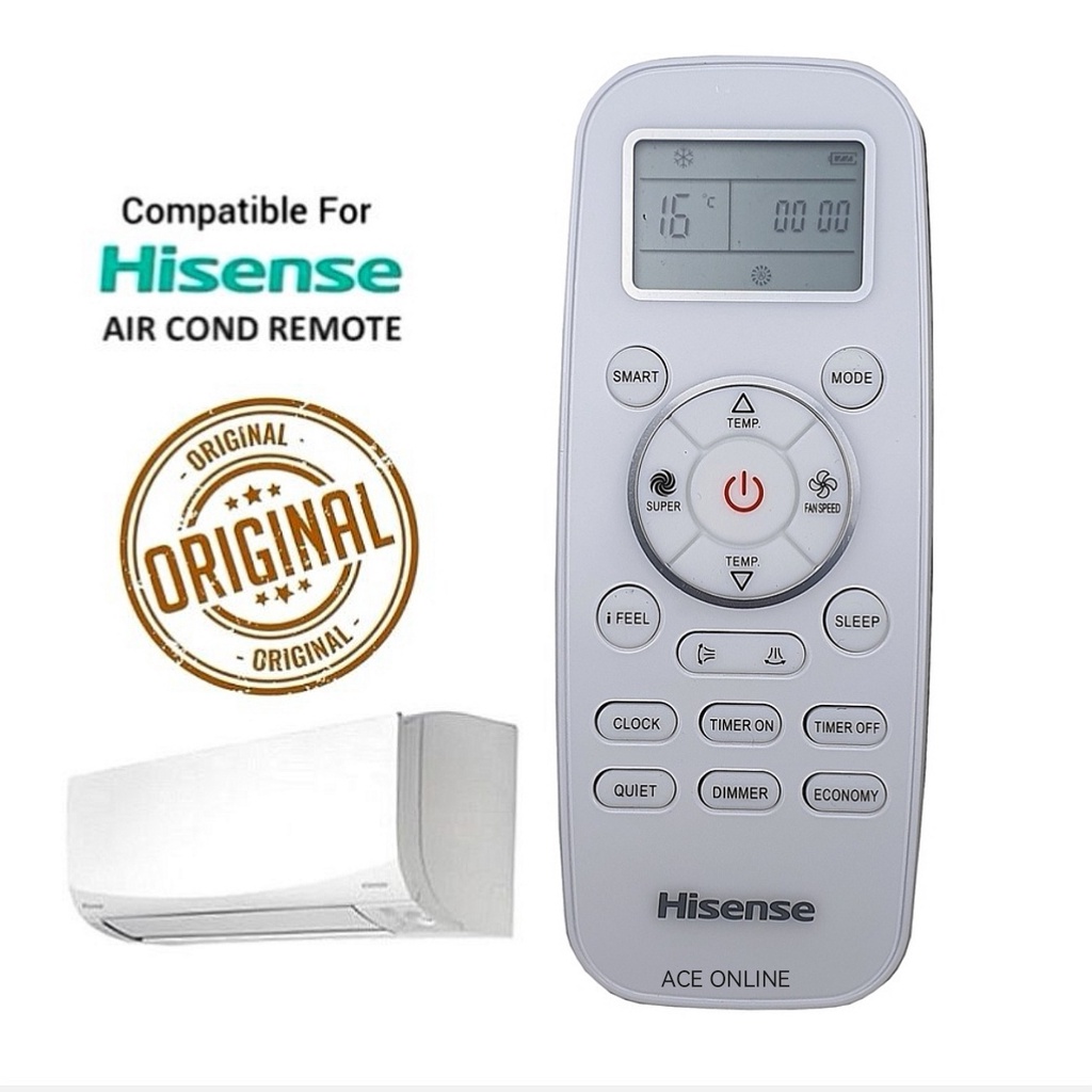 Original Hisense Air Conditioner Remote Control DG11L112 Replacement