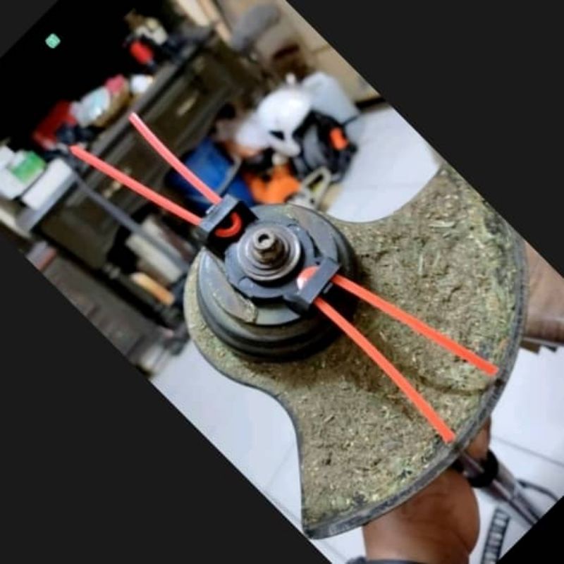 SAMURAI HEAVY DUTY TRIMMER LINE HOLDER TAPAK/HOLDER UNTUK TALI NYLON MESIN RUMPUT BARTERI