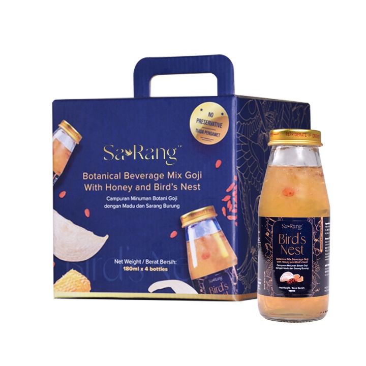 SARANG BOTANICAL MIX BEVERAGE GOJI WITH HONEY AND BIRD'S NEST SARANG
