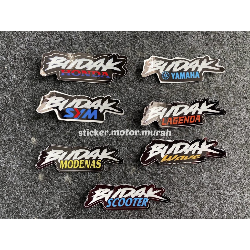 (READY STOCK) STICKER MINI BUDAK YAMAHA, BUDAK SYM & BUDAK HONDA