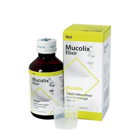 Mucolix Syrup 90mL Kiwi Flavour (Ubat Batuk/ Pecah Kahak) Cough Syrup