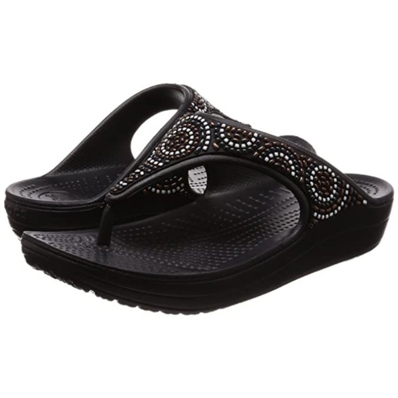 Women's Crocs Sloane Embellished Flip Sandal | Shopee Malaysia