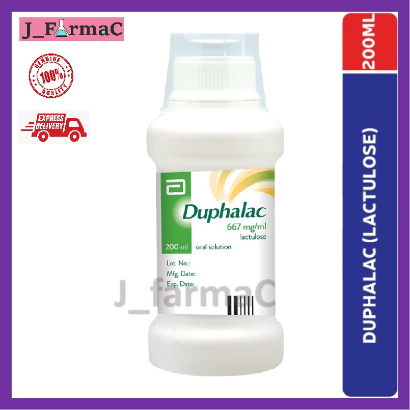 Duphalac Lactulose Solution 200ml (Ubat Sembelit Kanakkanak & Dewasa