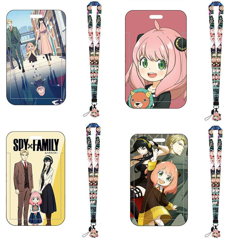 Spy x Family Loid Forger Anya Forger Yor Forger Anime Credential Holder ...