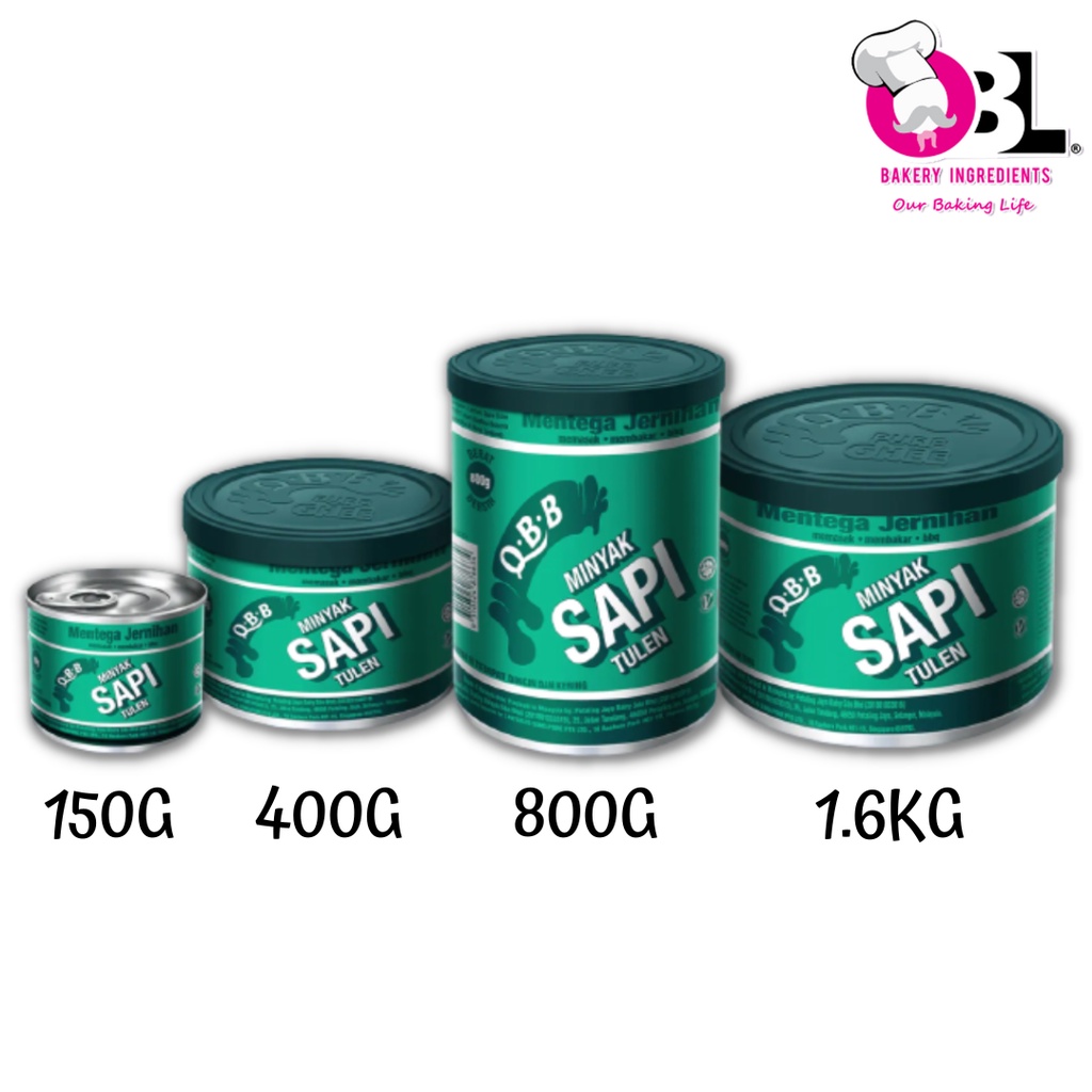 QBB PURE GHEE 150G/ 400G/ 800G Shopee Malaysia