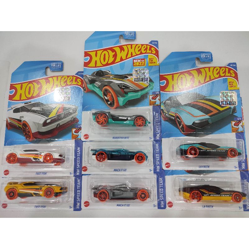 Hot Wheels Roadster Bite / Mach It Go / La Fasta / Fast Fish - Master ...