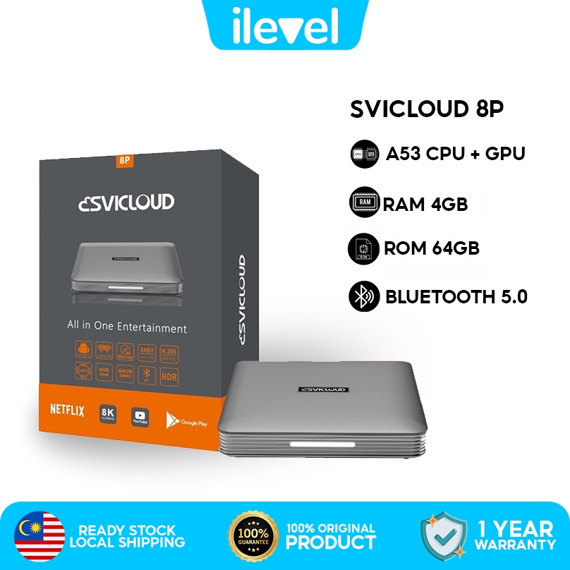 Svi Cloud Android TV Box 8P/8S Shopee Malaysia