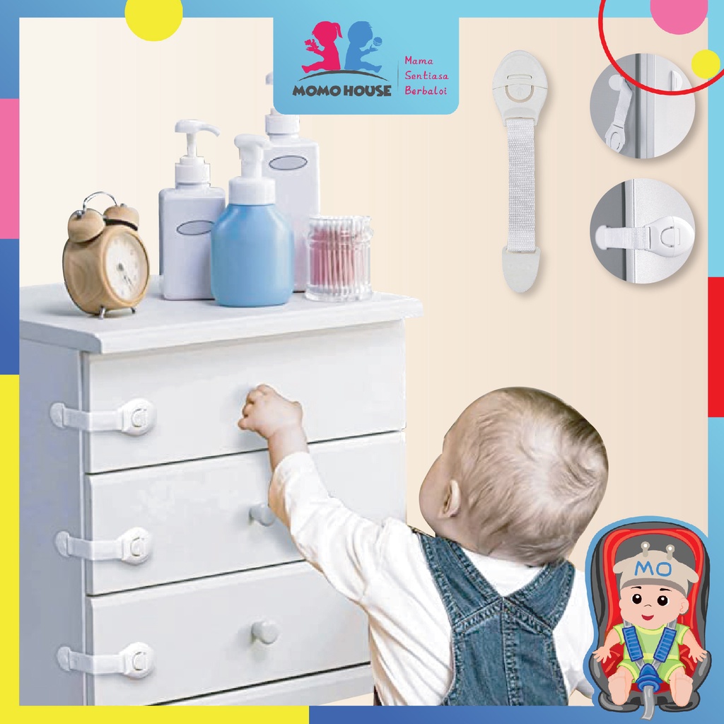 Baby Safety Protector Child Cabinet locking Plastic Lock Protection of Children Locking From Doors Drawer