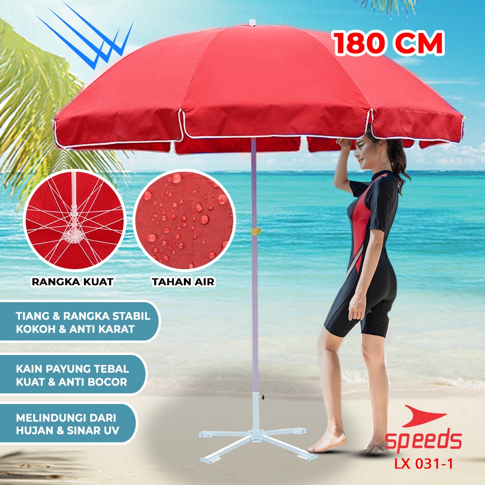 TENDA Speeds Umbrella Tent 180cm Width Beach Event Cafe Bazaar Parasol Umbrella Diameter For Event Booth 031-1