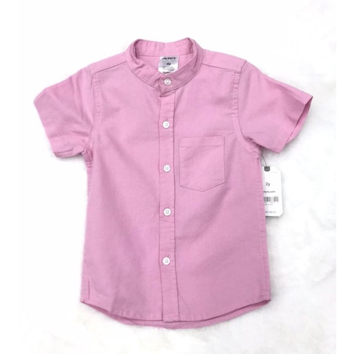 kemeja budak, kid's shirt plain classic (2yr to 12yr) | Shopee Malaysia