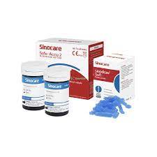 [EXP: 7/2/24] Sinocare Safe AQ Blood Glucose Test Strips (2x25's)