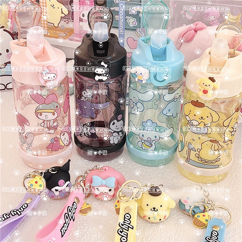 sanrio water bottle Donut Kuromi Cinnamon Dog Summer Direct Drinking ...