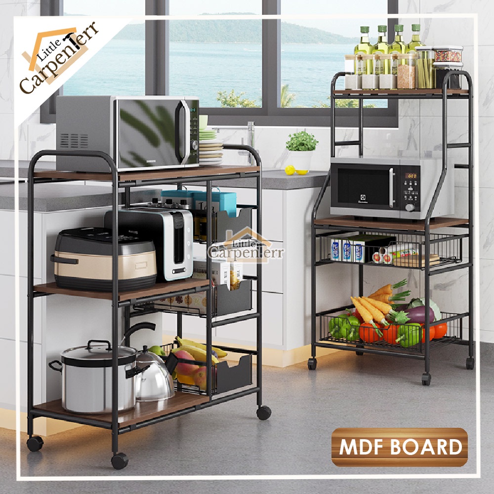 Little Carpenterr Kitchen Drawer Rack Kitchen Organizer Trolley Rack