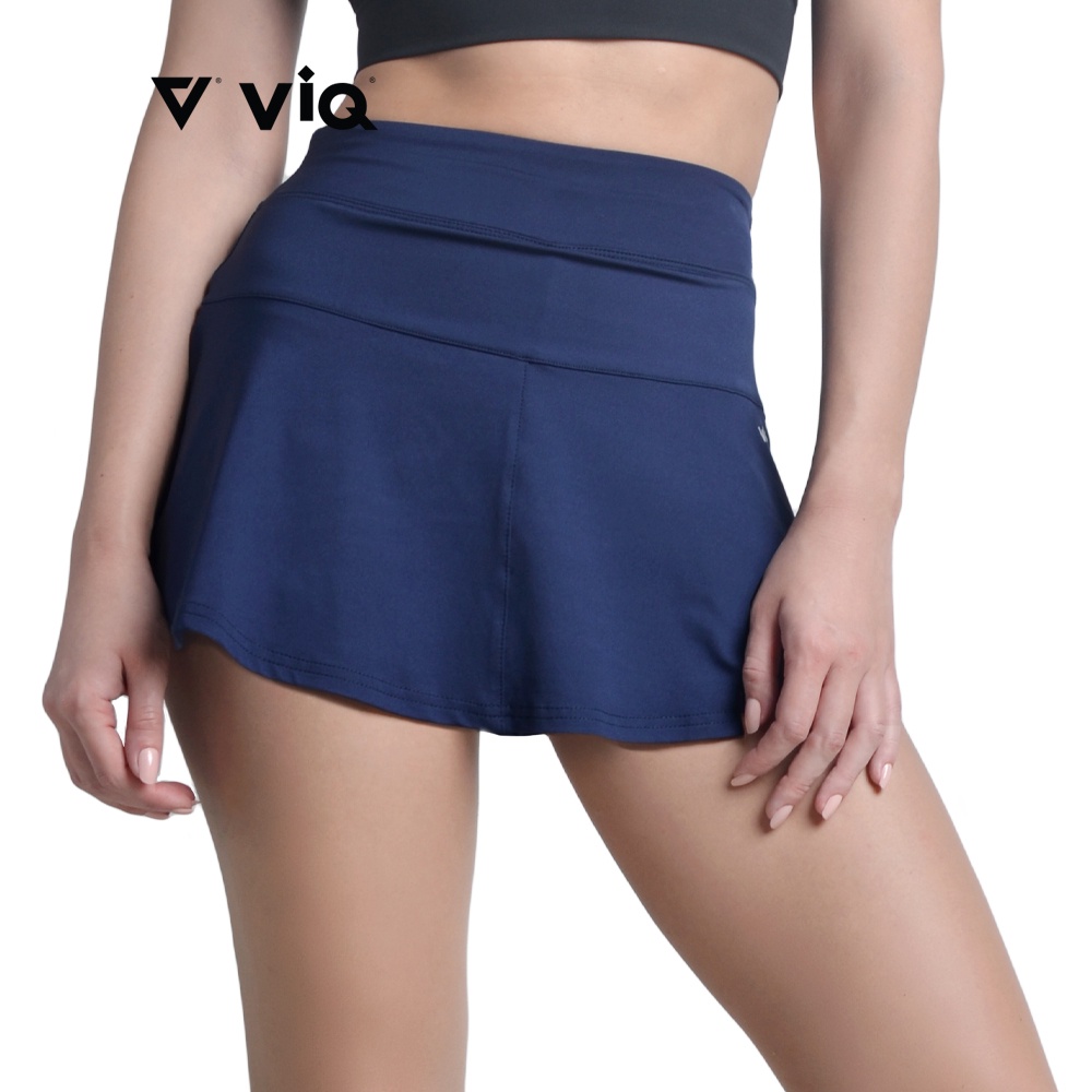 ViQ Women Golf Pickleball High-waist Skort Plain Quick-dry Sports Skirts & Skorts