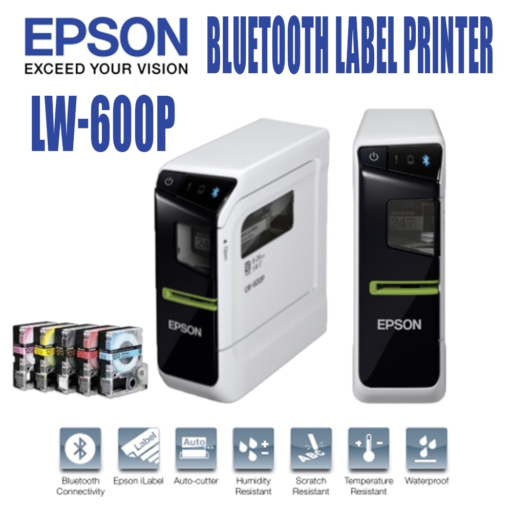 EPSON LABELWORKS LW600P BLUETOOTH LABEL PRINTER Shopee Malaysia