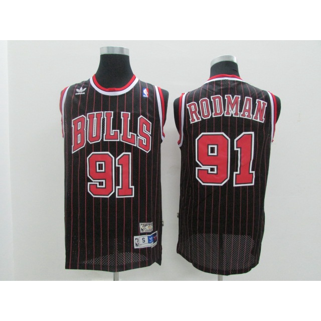 Chicago Bulls Dennis Rodman 1997-98 Hardwood Classics Alernate Swingman  Jersey - Black - Youth