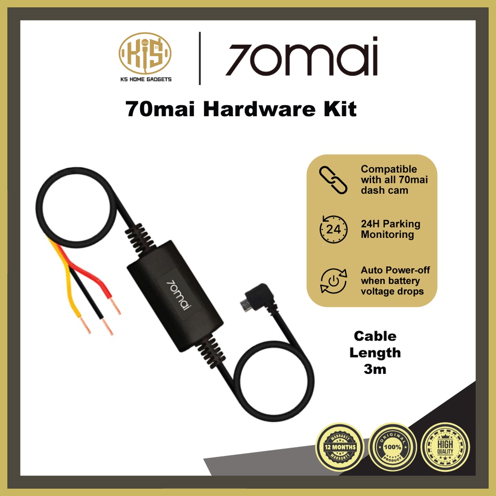 70mai Hardware Kit Hard Wire Fuse Kit | Shopee Malaysia
