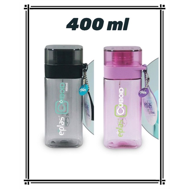 EPLAS CUBOID Sport Water Bottle Square BPA FREE Travel Bottle Water