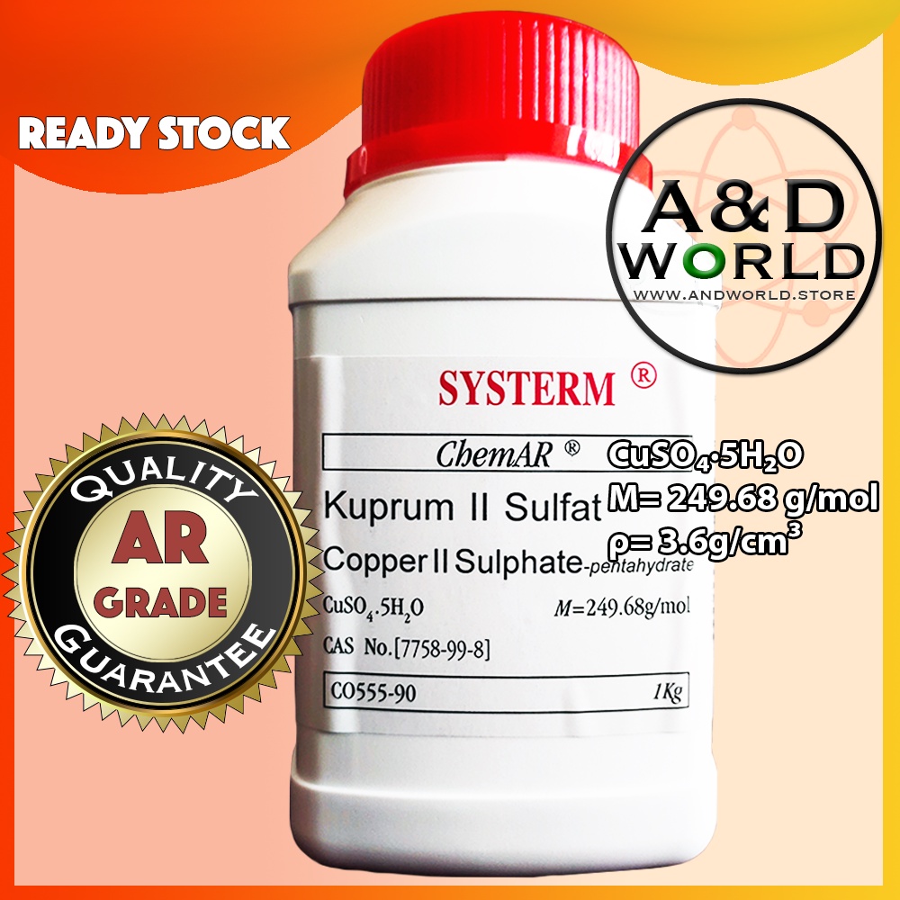 Copper 2 Sulfate Sulphate AR Grade Systerm 1Kg Shopee Malaysia