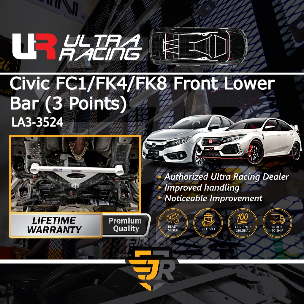 Ultra Racing Safety Bar Civic FC 2016 1.5Turbo/1.7 FK4 FK8 Type R Front ...