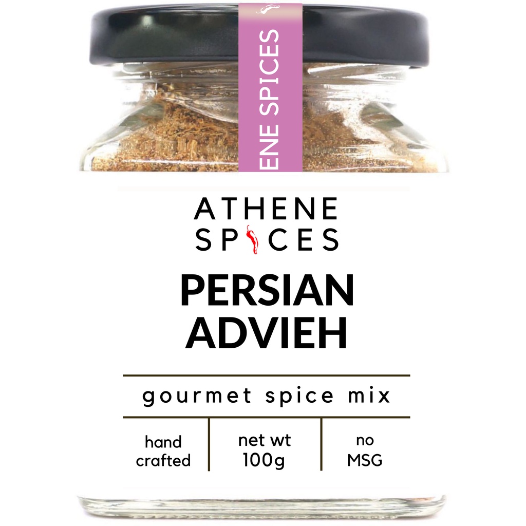 Persian Advieh Gourmet Spice ǀ Herbs Spices ǀ Keto • Vegan ǀ Ethnic ǀ No-MSG ǀ Rempah Iran Asli • Khoresht Polow Kebab