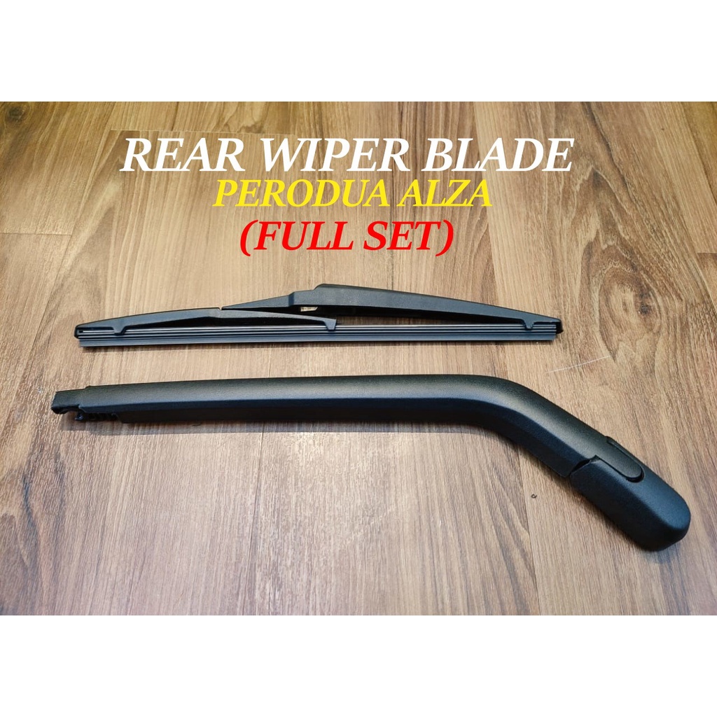 PERODUA ALZA FULL SET REAR WIPER Wiper Blade with Wiper Arm Rear