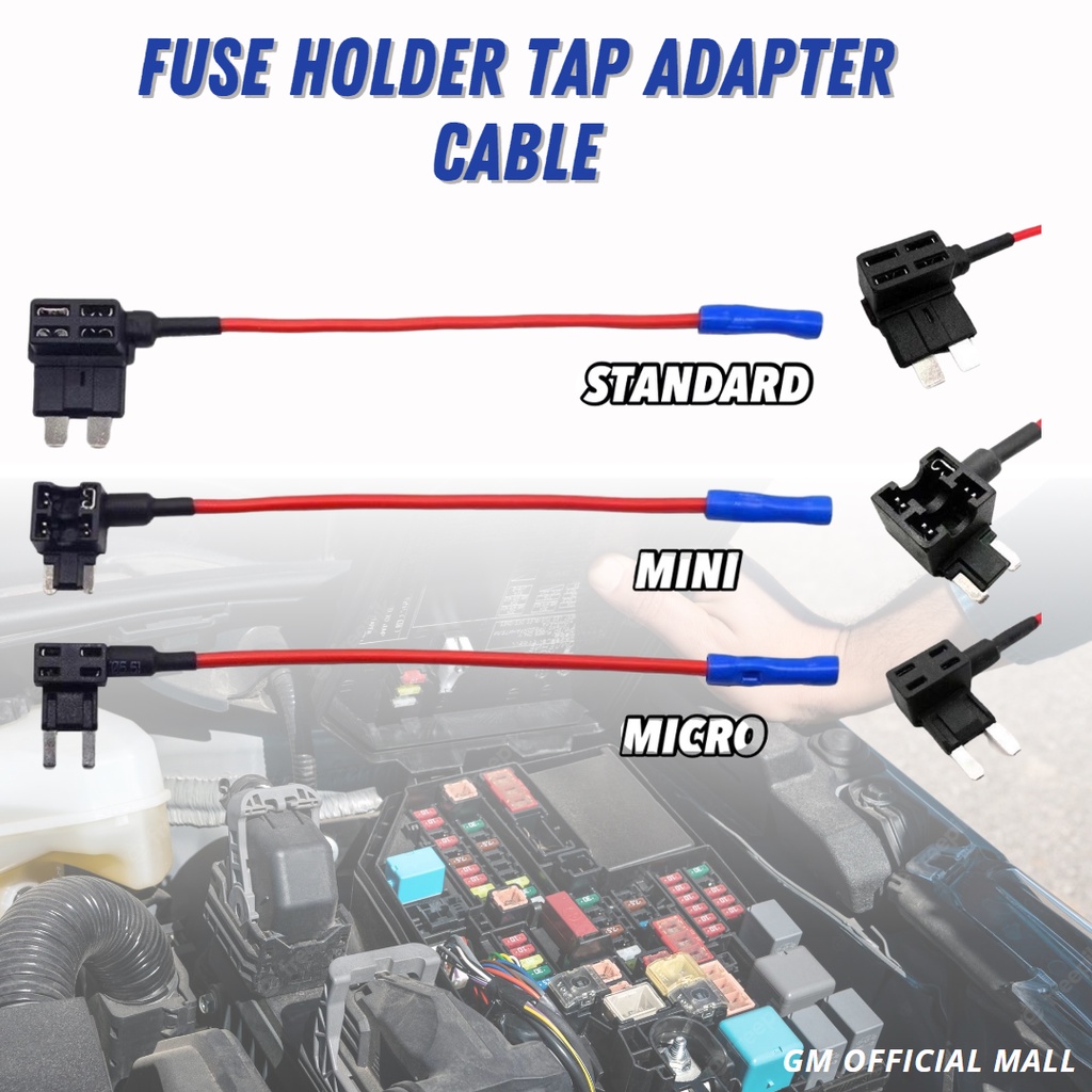 CAR FUSE HOLDER AddACircuit Vehicle Fuse Box Tap Adapter Cable