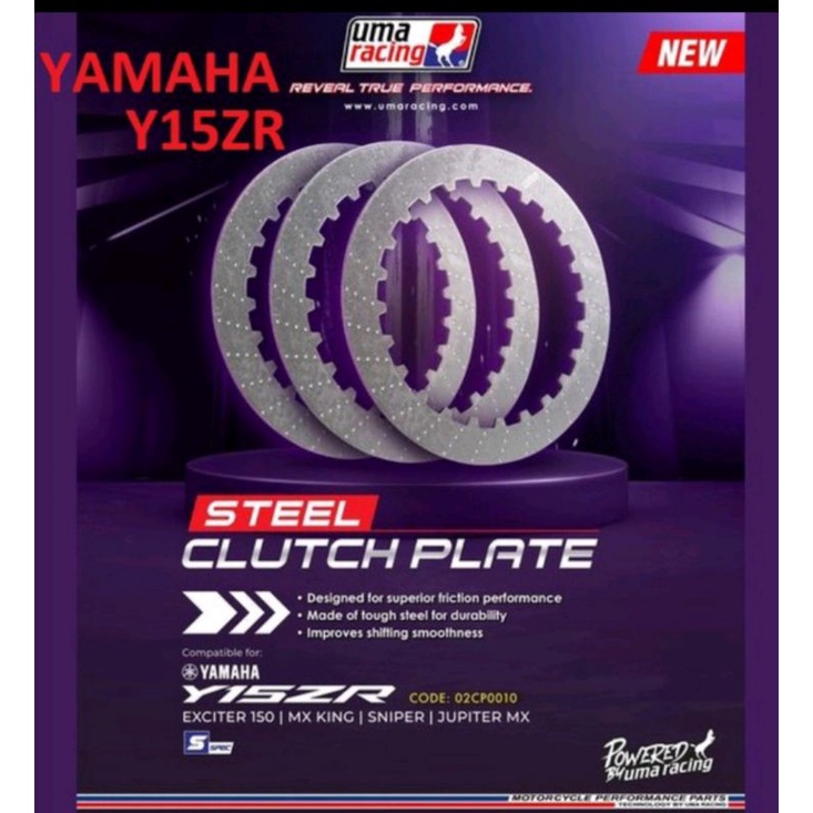 UMA RACING Y15 Y15ZR CLUTCH IRON PLATE SET (3 PCS) Shopee Malaysia