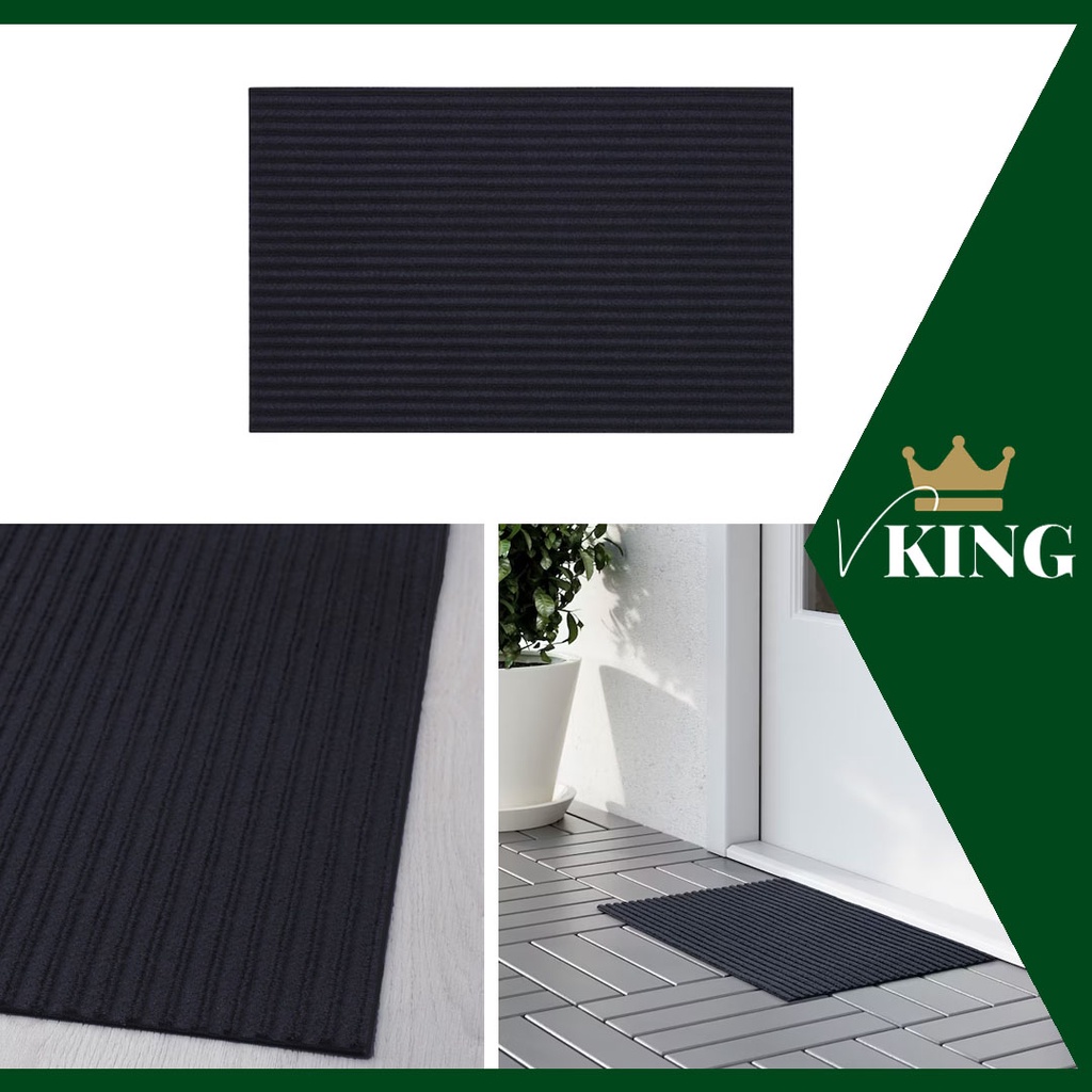 IKEA DOOR MAT KRISTRUP DOOR MAT DARK BLUE 35X55CM ALAS KAKI IKEA MAT