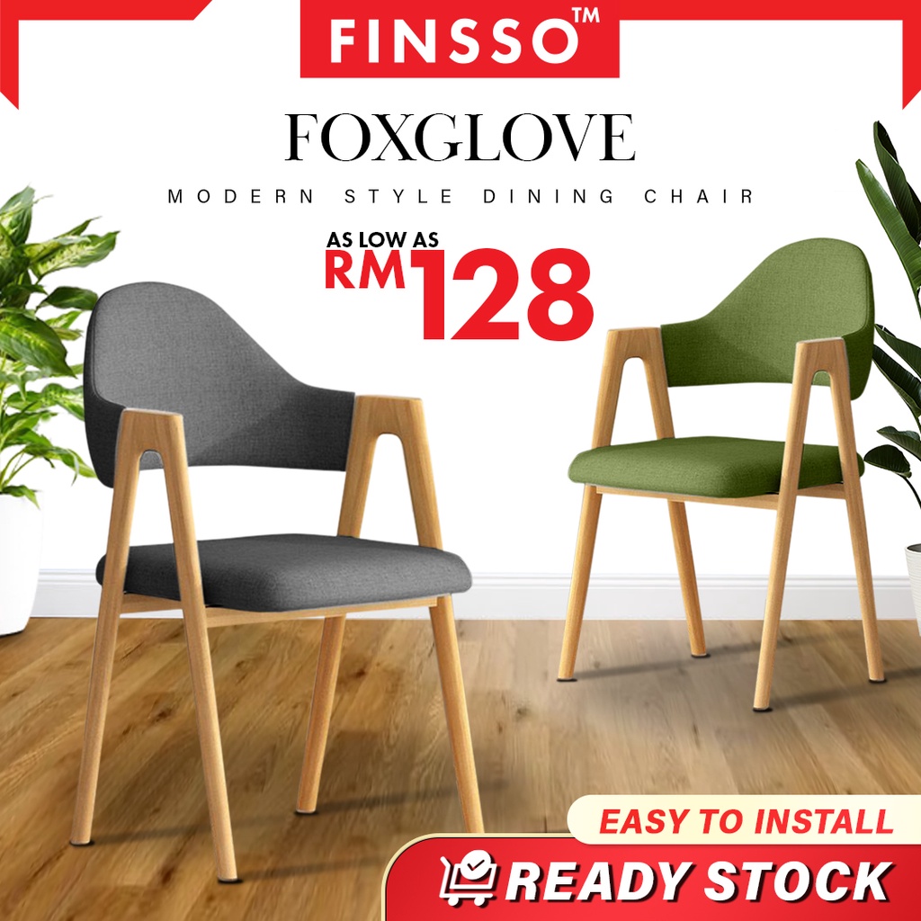 FINSSO: FOXGLOVE Modern Dining Chair