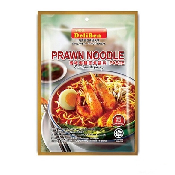 DELIBEN PENANG PRAWN NOODLE 关师傅槟城虾面酱料 200G