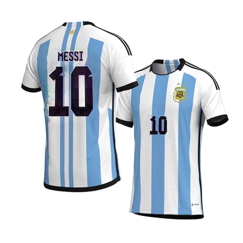 Women's Argentina Lionel Messi 2022 World Cup Champions Home Jersey –  FansinHeaven