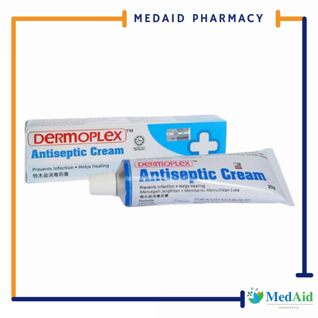 Dermoplex Antiseptic Cream 25g Shopee Malaysia