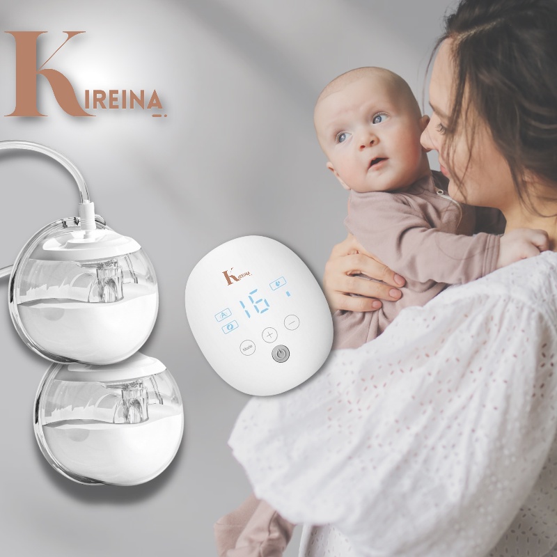 Kireina Kiko Handsfree Double Breast Pump Set Breastfeeding Pump