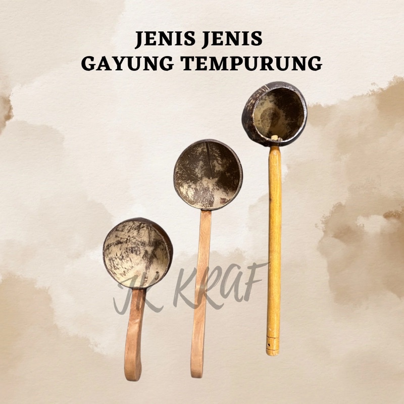 Gayung Traditional Tempurung Kelapa / Coconut Shell Water Ladle / Gayung Tempurung