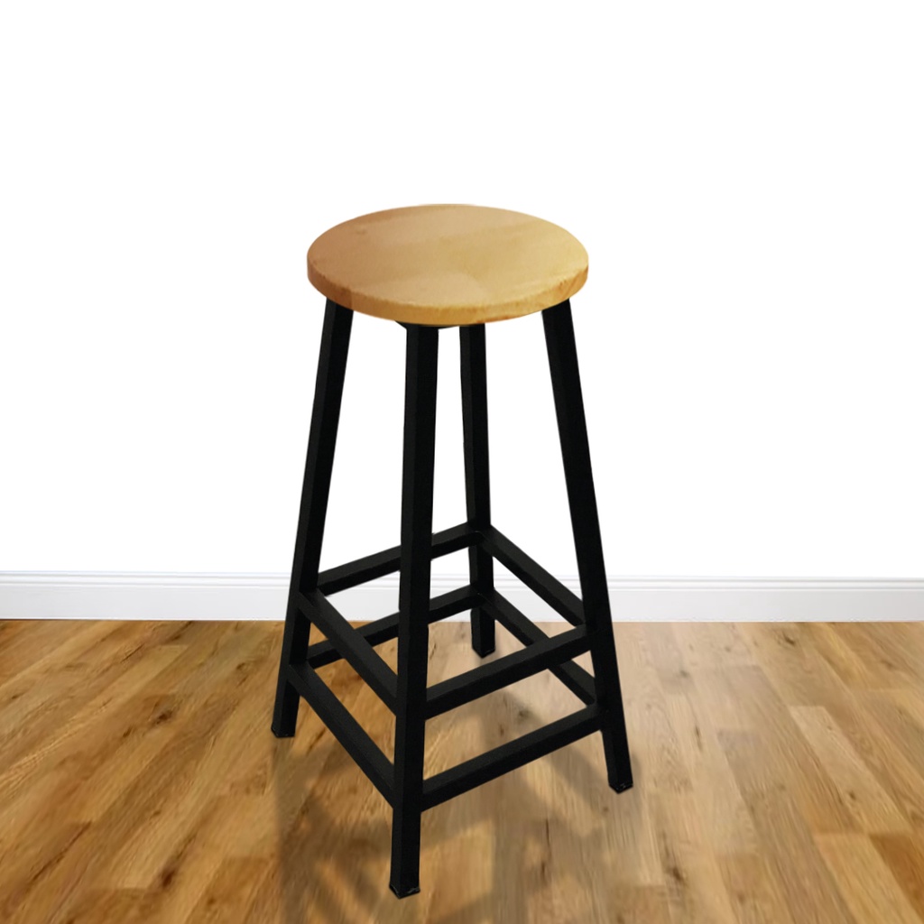 FINSSO: CIEL Bar Stool High Foot Round Stool