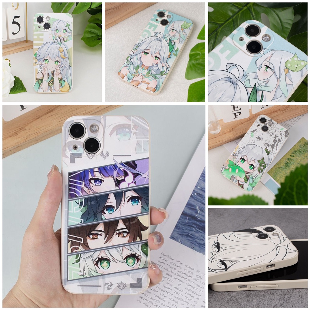 Nahida phone case Genshin Impact Custom Raiden Shogun shadow Protective