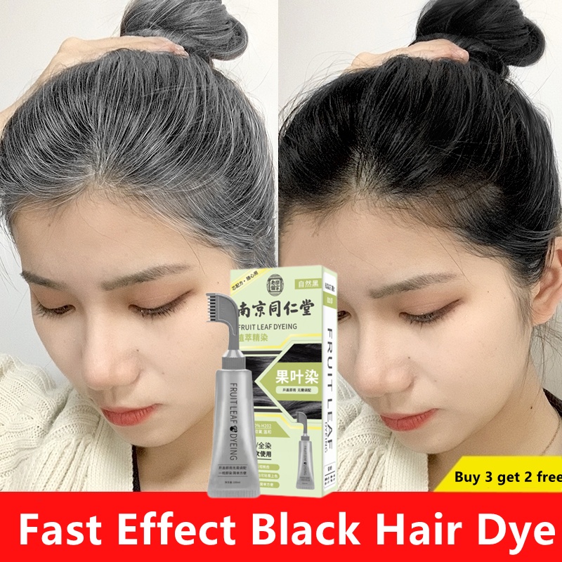 Fast Black Hair Dye hair colouring Black Hair Dye Shampoo Herbal ...