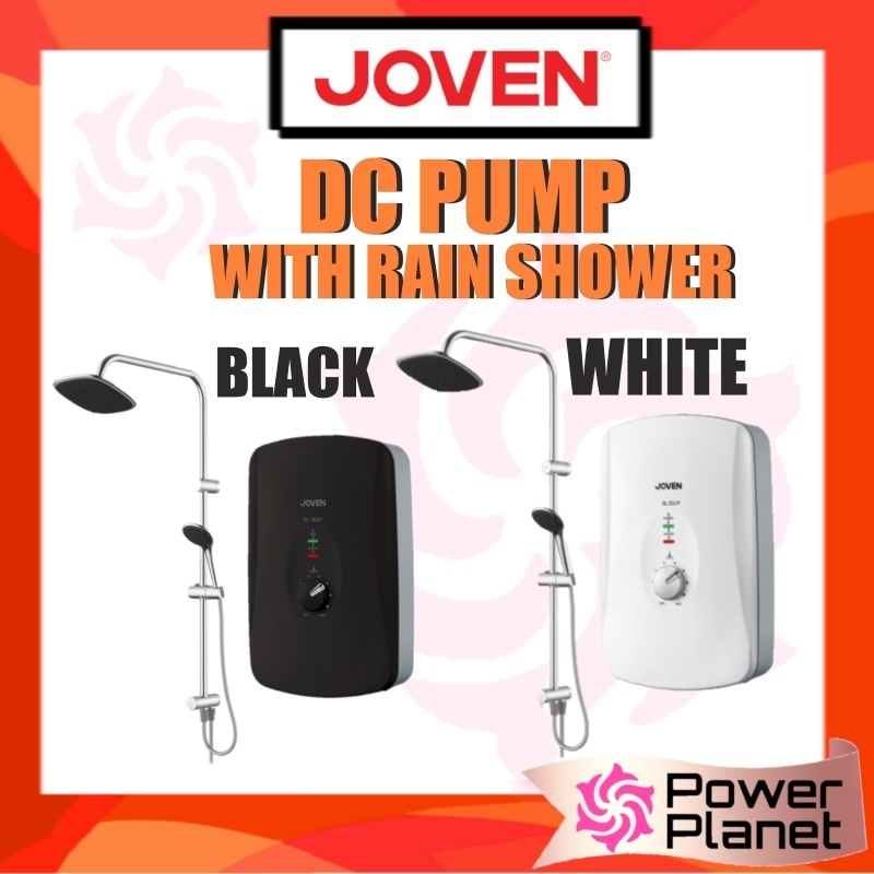 Joven Water Heater SL30IP-RS / SL30iP Water Heater With DC Inverter Pump And Rain Shower ( Black or White )