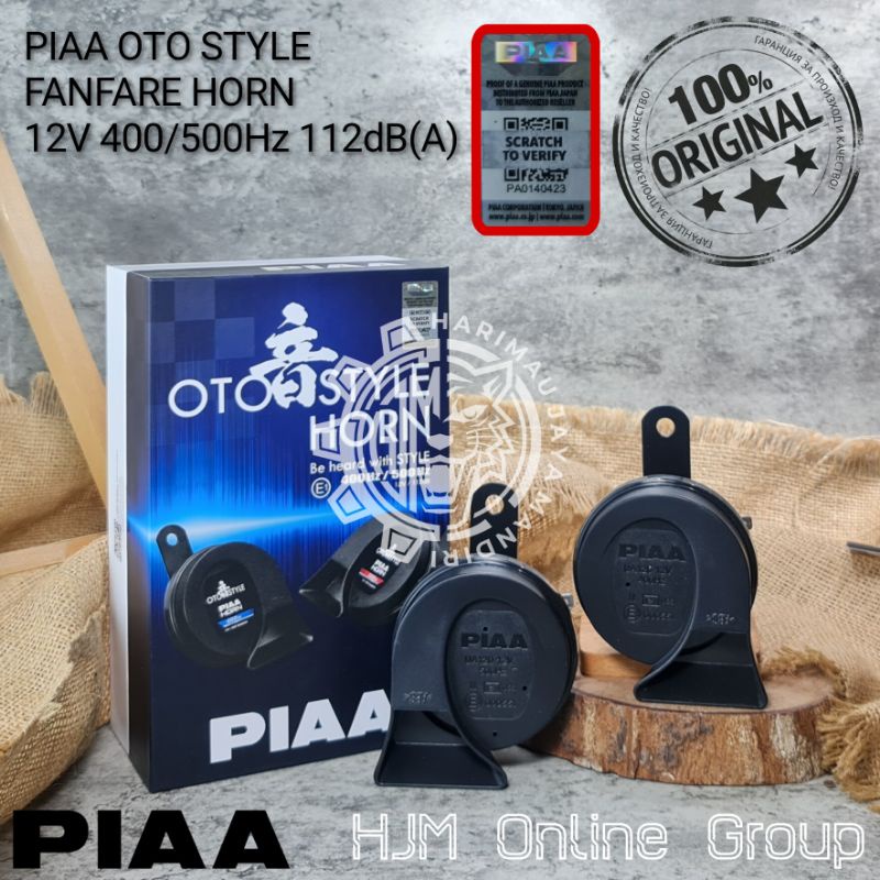 PIAA OTO STYLE HORN 12V SNAIL HORN (ORIGINAL) horn kereta