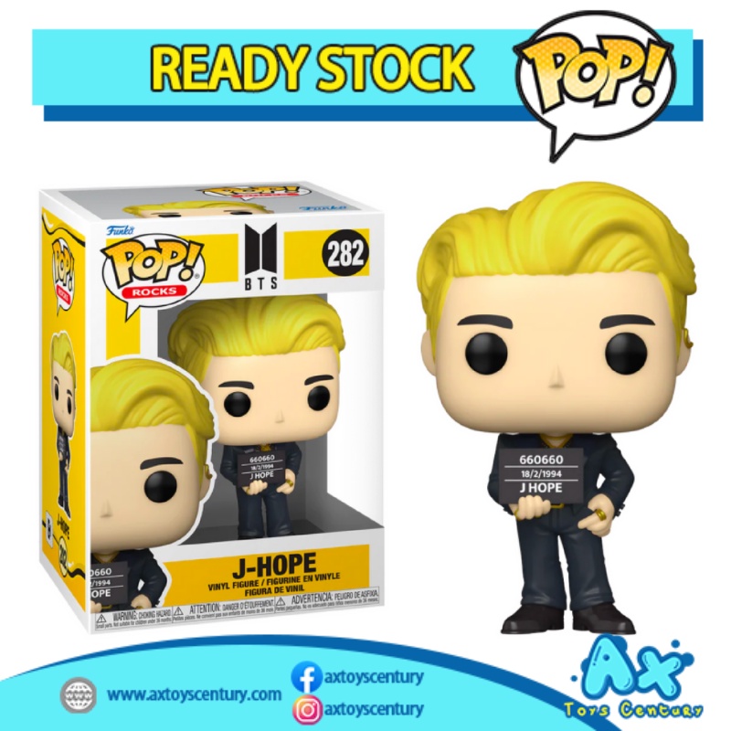 Funko Pop! Rocks: BTS - J-Hope (Butter) #282