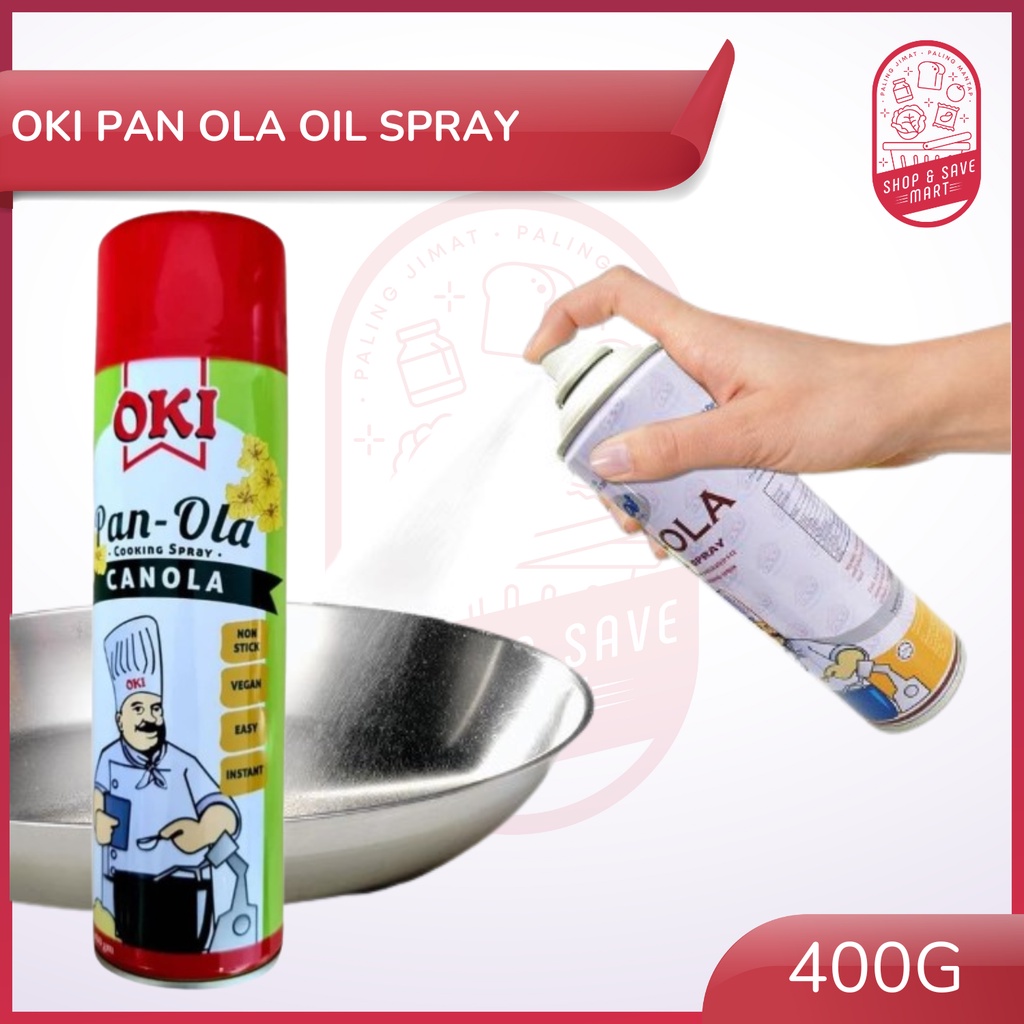 OKI Panola Canola Cooking Spray 400g Cooking Oil Spray Nonstick
