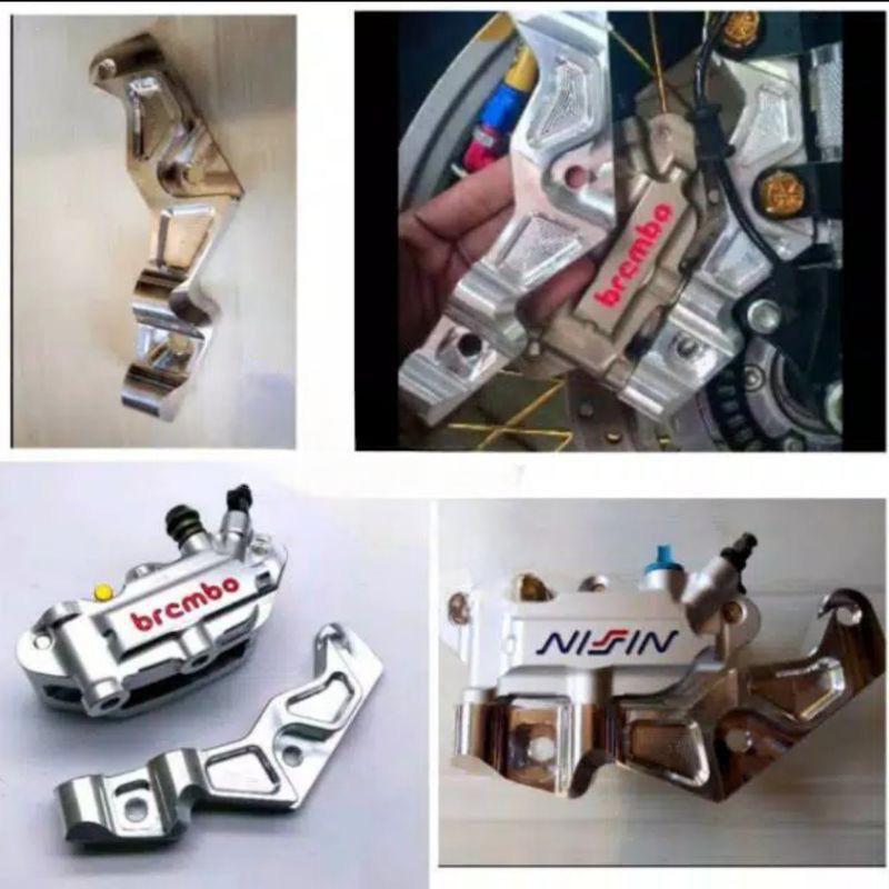 YAMAHA NMAX NVX BREMBO 4 POT CALIPER BRACKET FOR FRONT Shopee Malaysia