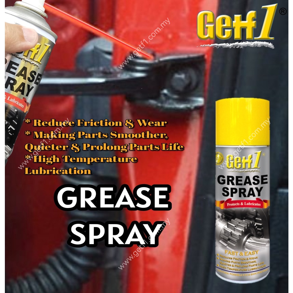 Getf1 Grease Spray friction rust corrosion lubricate gear bearing
