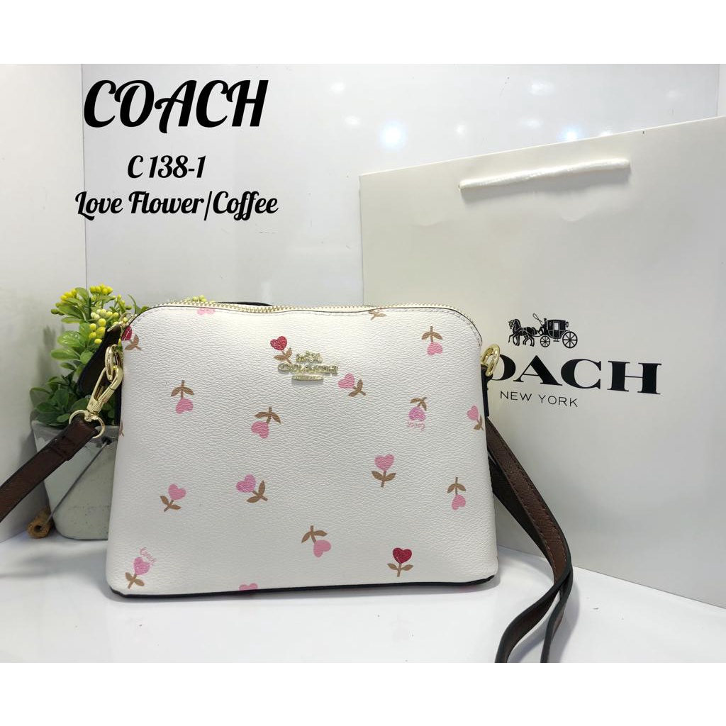 🎉Fast selling Coach flower sling bag🎉 | Shopee Malaysia