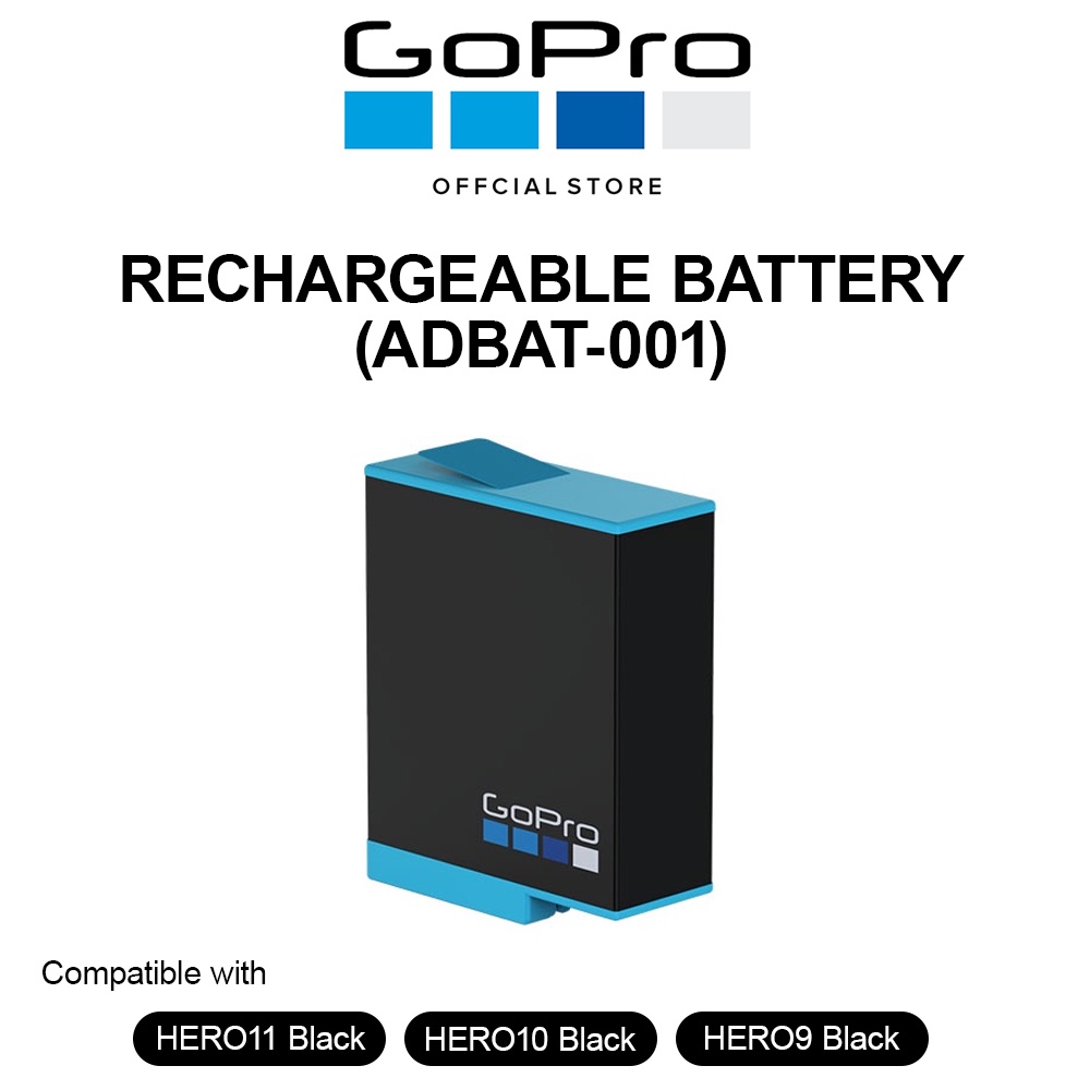 GoPro HERO11 HERO10 HERO9 Rechargeable Camera Battery ADBAT001