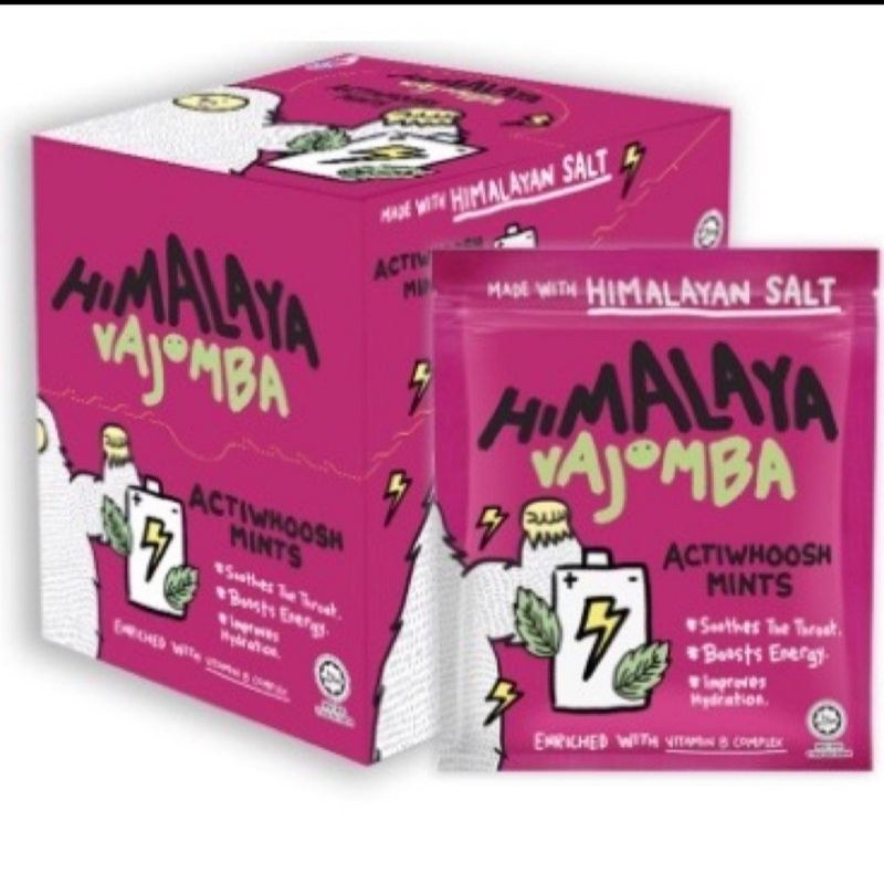 himalaya Vajomba Actiwhoosh mints candy 15g Shopee Malaysia