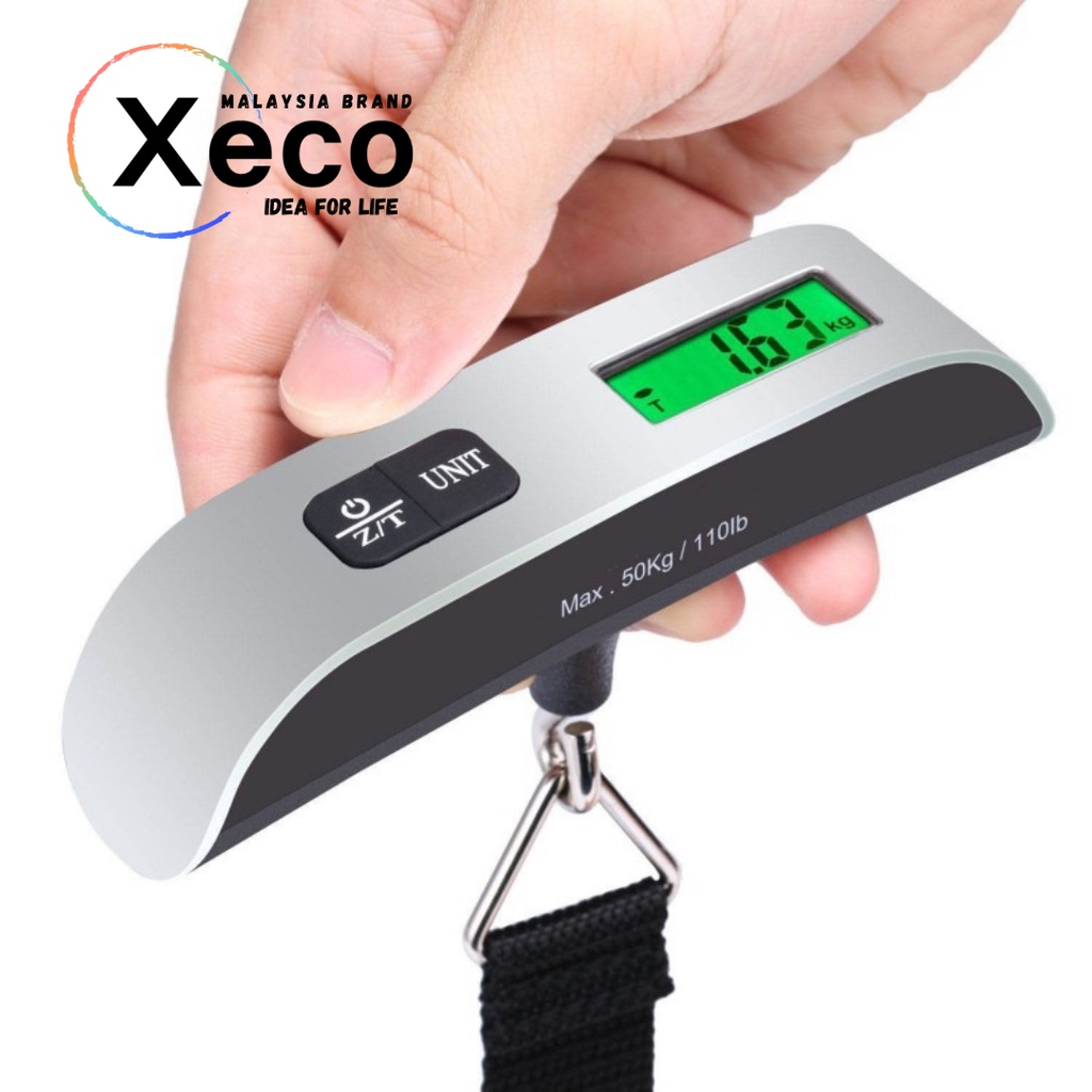 GoTravel 50kg/110lb Luggage Scale Electronic Digital Scale Portable Travel Suitcase Bag Hanging Scale