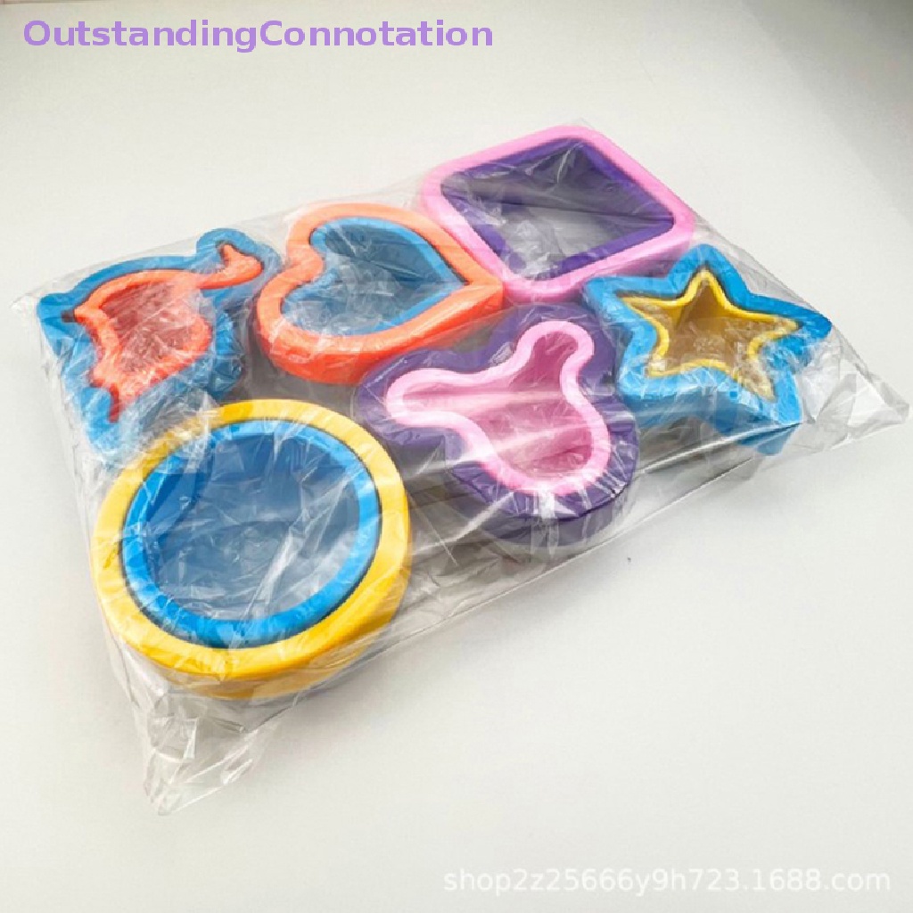 OutstandingConnotation Sandwich Cutter Set for Kids Animal Dinosaur Star Heart Shape Stainless Steel Bread Mould Metal Cookie Cutters Mold Baking New